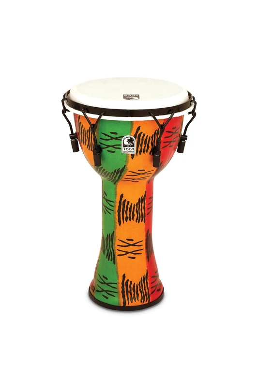 Toca 10-Inch Freestyle II Mechanically Tuned Spirit Synthetic Head Djembe