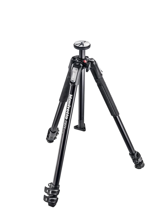 Manfrotto 190X Photo Tripod, 3-Section Aluminium, for Mirrorless and DSLR Cameras