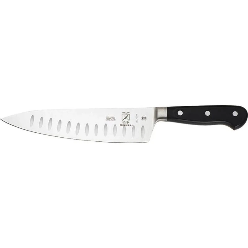Mercer Culinary Chef's Knife with Granton Edge, 8-Inch
