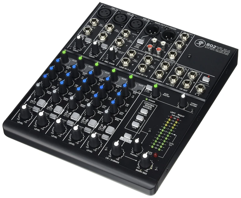 Mackie 802VLZ4 8-Channel Compact Analog Mixer With Legendary Onyx Mic Preamps