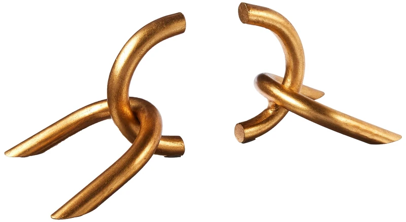 Cyan Design Goldie Locks Bookends, Iron, Gold, 5.5"(w) x 5"(h)