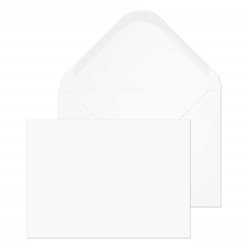 Blake Envelopes Purely Everyday ENV2208 Briefumschläge Naßklebung Ultra Weiß Wove 133 x 185 mm - 120g/m² | 500 Stück