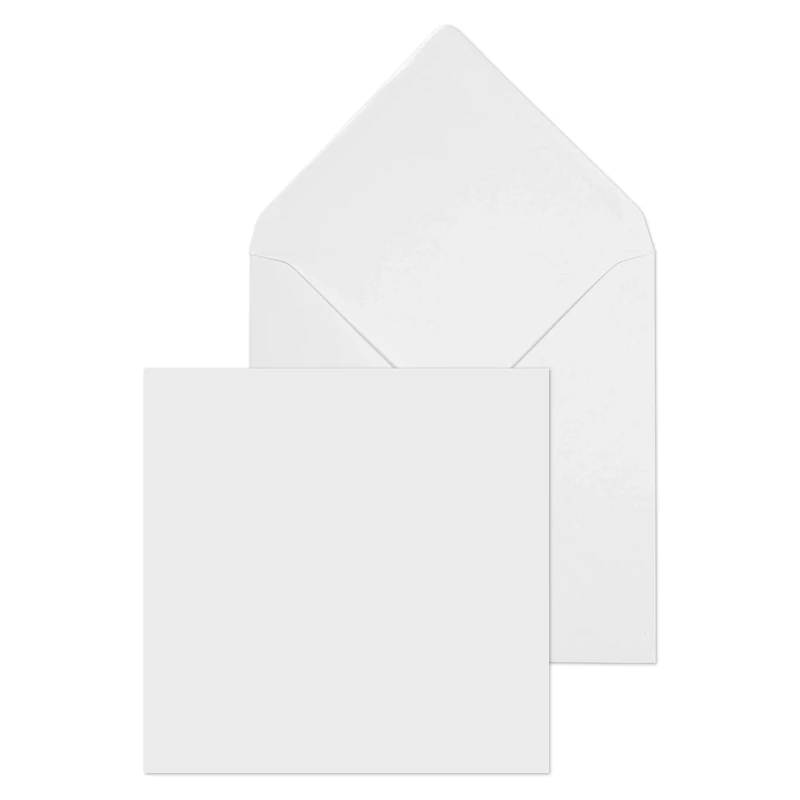 Blake Purely Everyday 130 x 130 mm 100 gsm Square Banker Invitation Gummed Envelopes (ENV0130) White - Pack of 500