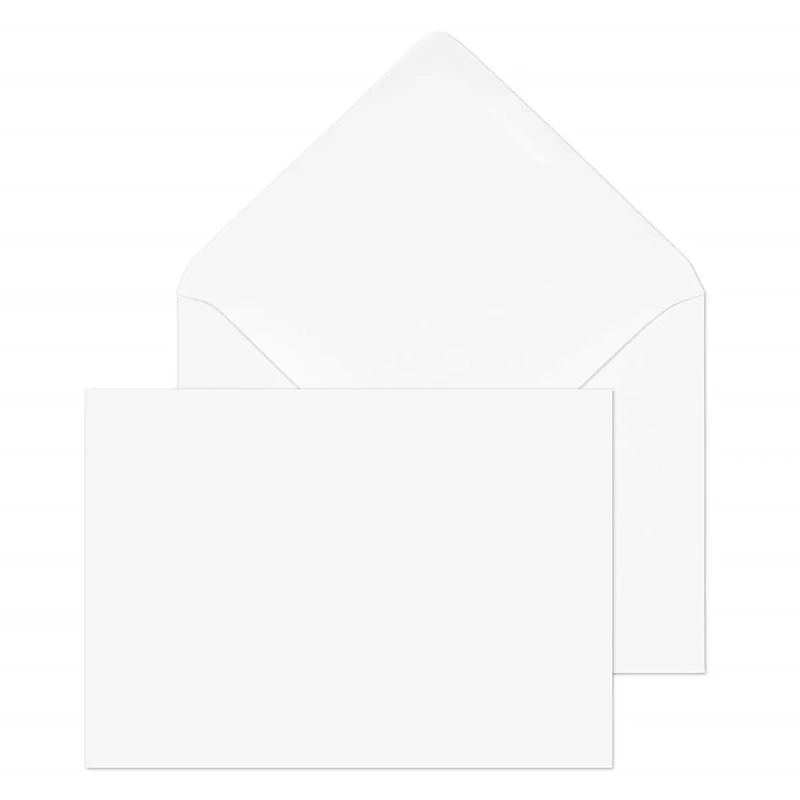 Blake Purely Everyday 121 x 171 mm 90 gsm Banker Invitation Gummed Envelopes (2007) White - Pack of 1000