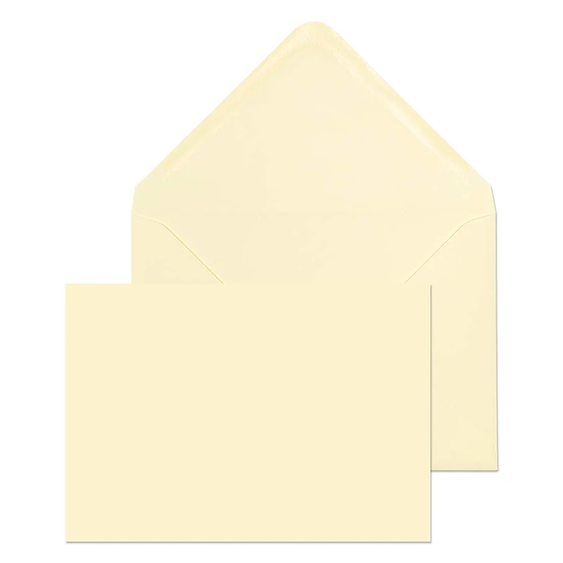 Blake Purely Everyday C6 114 x 162 mm 100 gsm Banker Invitation Gummed Envelopes (ENV2302) Cream - Pack of 500