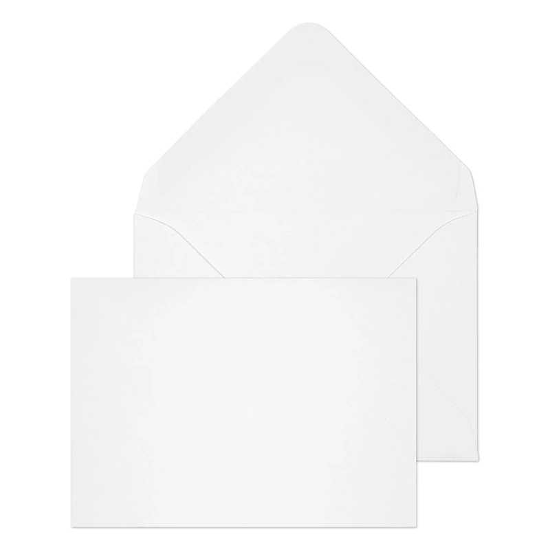 Blake Envelopes Purely Everyday ENV2162 Briefumschläge Naßklebung Weiß 70 x 100 mm - 90g/m² | 1000 Stück