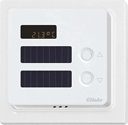 Eltako Remote Sensor Temperature Controller, Pack of 1, Pure White Glossy, FTR65DS WG