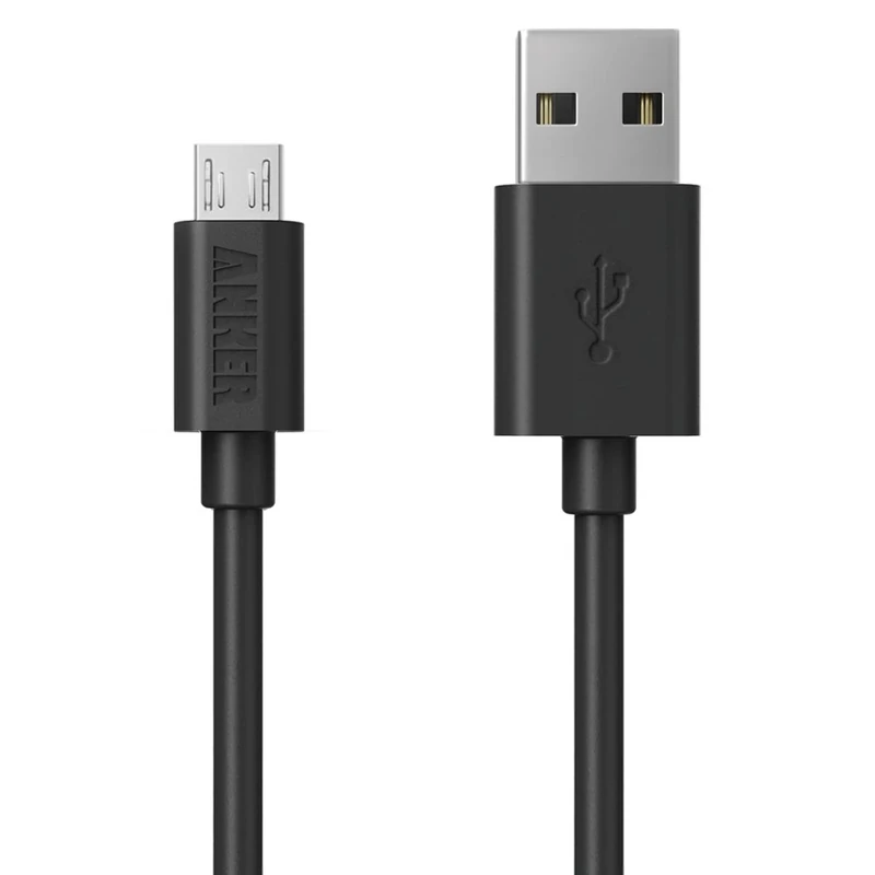 Anker 6ft / 1.8m Micro USB to USB Cable. High Speed USB 2.0 A Male to Micro B for Android, Samsung, HTC, Motorola, Sprint, Nokia, LG, HP, Sony, Blackberry and many more. - Image 1