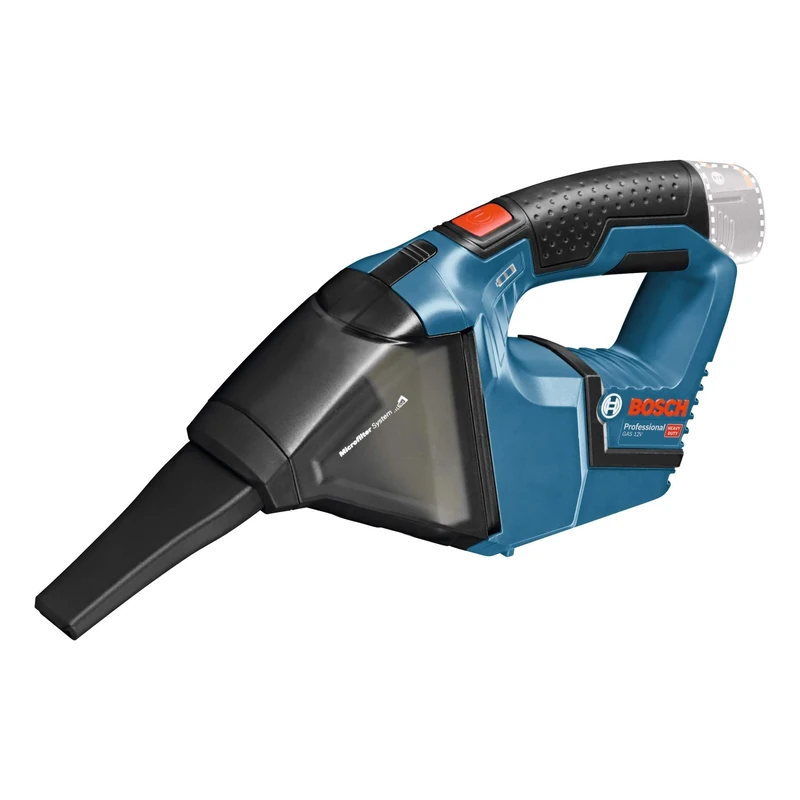 Bosch Professional 12V System Cordless Handheld Vacuum Cleaner GAS 12V (0,35 L container volume, 0.87kg, without battery/charger)
