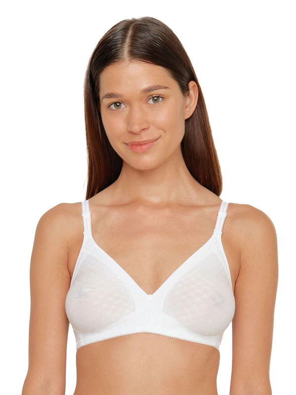 Susa Women's Standard Bra, Opaque, White, 42DD - Image 1