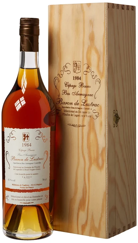 Baron de Lustrac 1984 Vintage Armagnac Brandy 70 cl