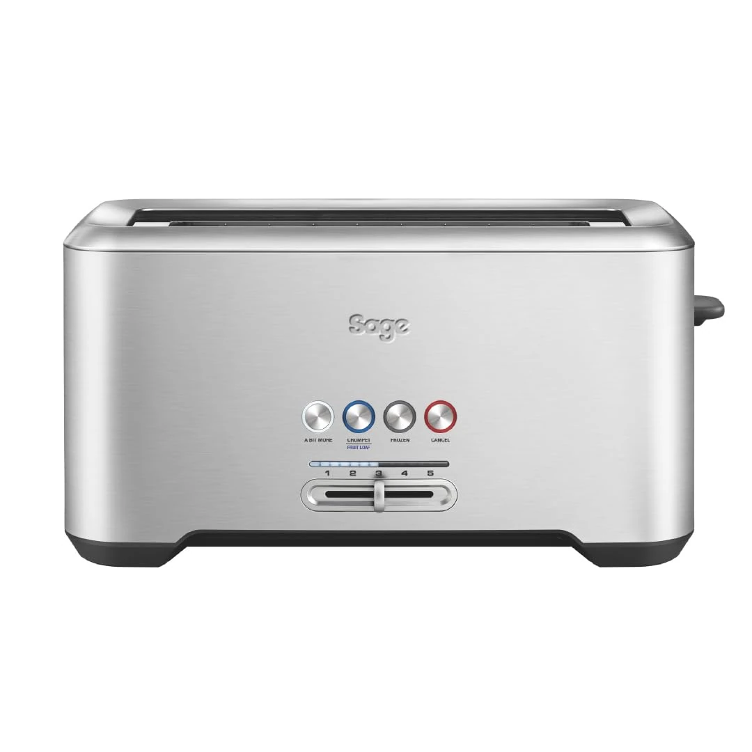 Sage - The 'A Bit More' Toaster 4 Slice, Brushed Stainless Steel