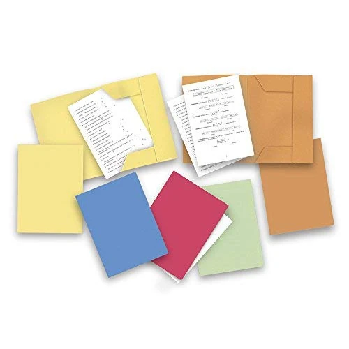 Pigna, 50 Folders for Acts 3 Flaps Without Print, Eco Line, 24.5 x 34.5 cm, 180 g/m², Green - Image 1