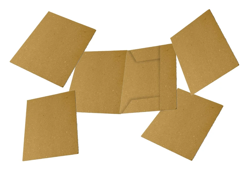 PIGNA 0067627 GI Eco Folders, 3 lembi, Without Print, 180 g/m², Pack of 50