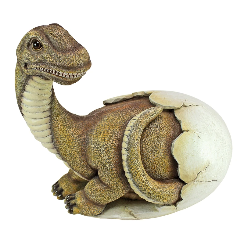 Design Toscano Baby Brachiosaurus Dino Egg Statue