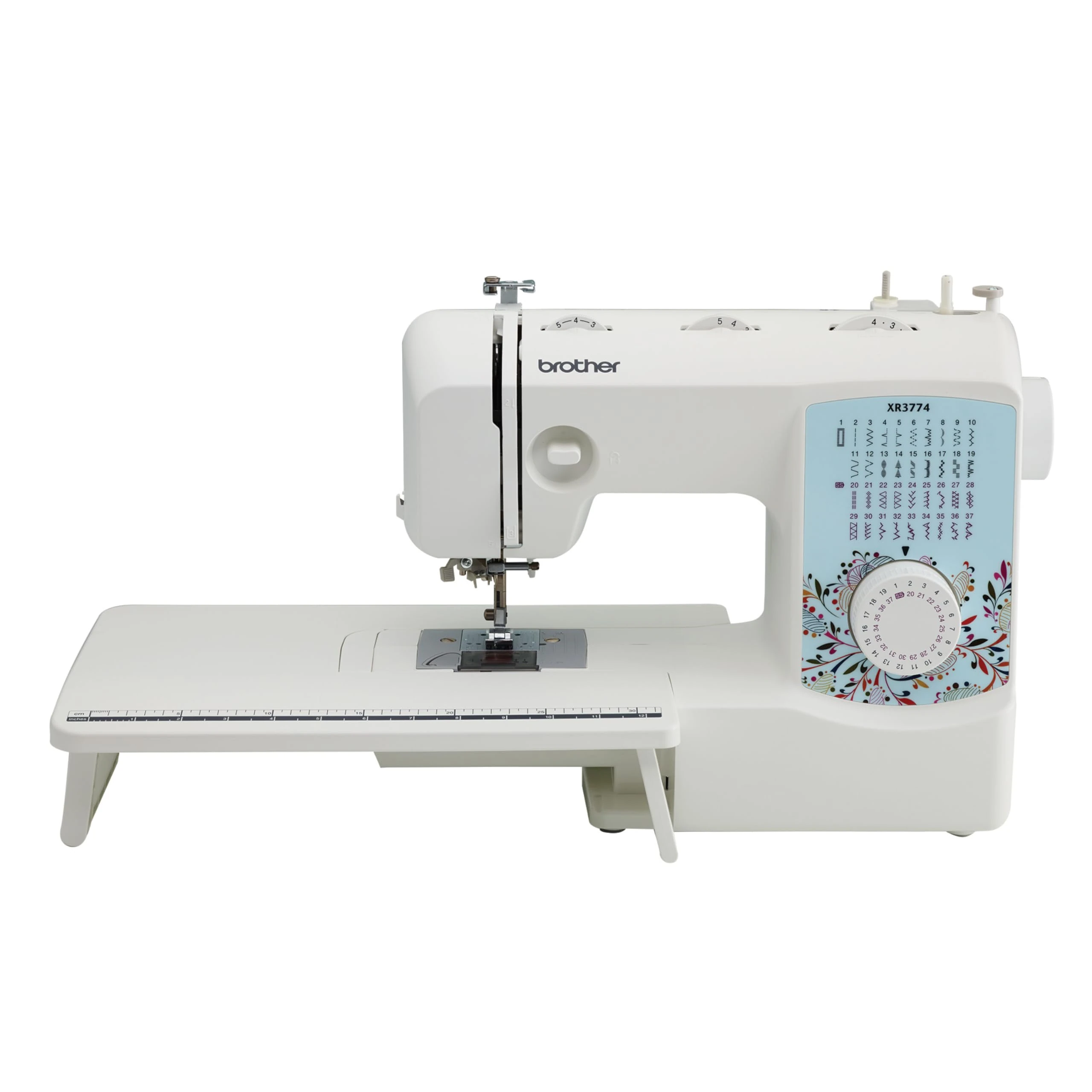 Brother XR3774 Full-Featured Sewing and Quilting Machine with 37 Stitches, 8 Sewing Feet, Wide Table, and Instructional DVD by Brother