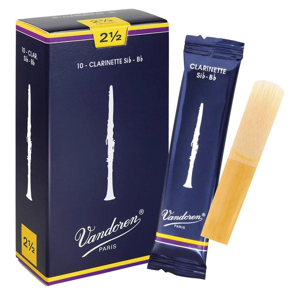 Vandoren Traditional Bb clarinet reeds, box of 10 - Strength 2,5