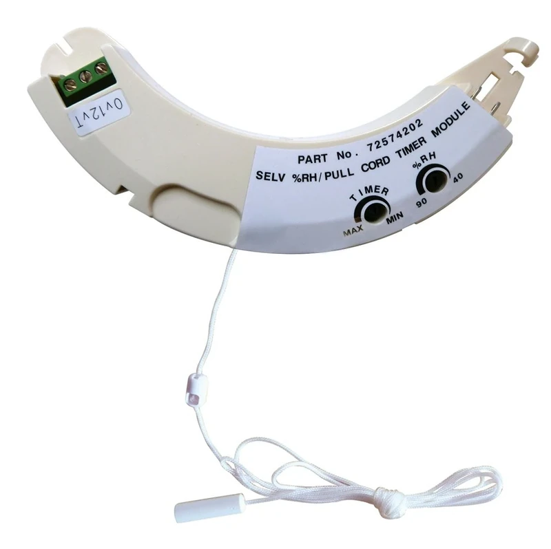 Airflow iCON HTS - Humidity and Timer Module - Compatible with 12V Low Voltage Fan Extractor Fan - 3 Years Warranty - Image 1