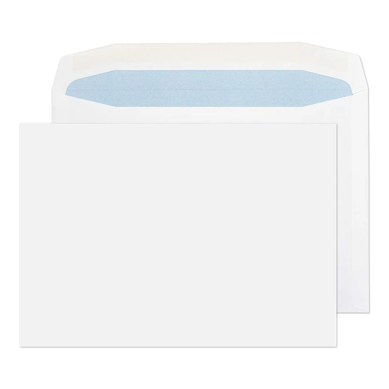Blake Envelopes Purely Everyday C4 229 x 324 mm enveloppes gommées avec fenêtre-Blanc-Lot de 250