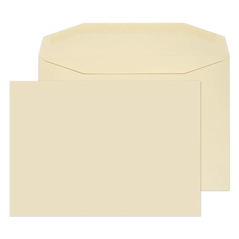 Blake Purely Everyday C5 162 x 229 mm 100 gsm Gummed Mailer Envelopes (C6177) Cream - Pack of 500