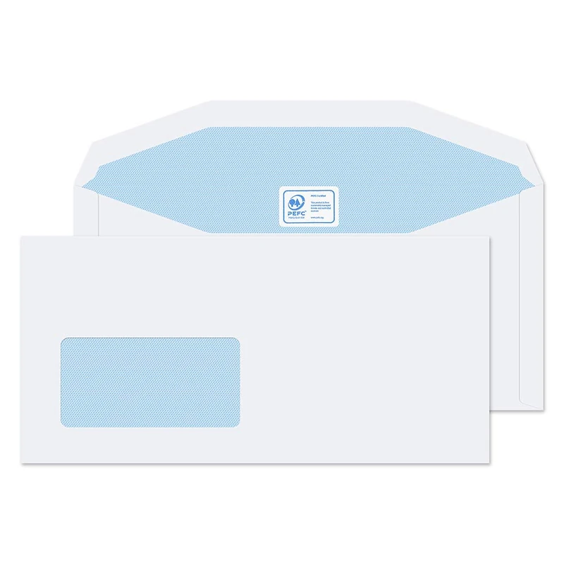 Blake DL+ Low Window Envelopes 114 x 235 mm - Pack of 1000