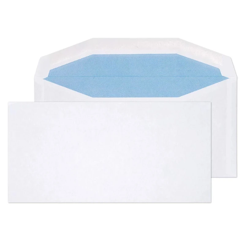 Blake Purely Everyday DL+ 114 x 229 mm 80gsm Mailer Gummed Envelopes (3503) White - Pack of 1000