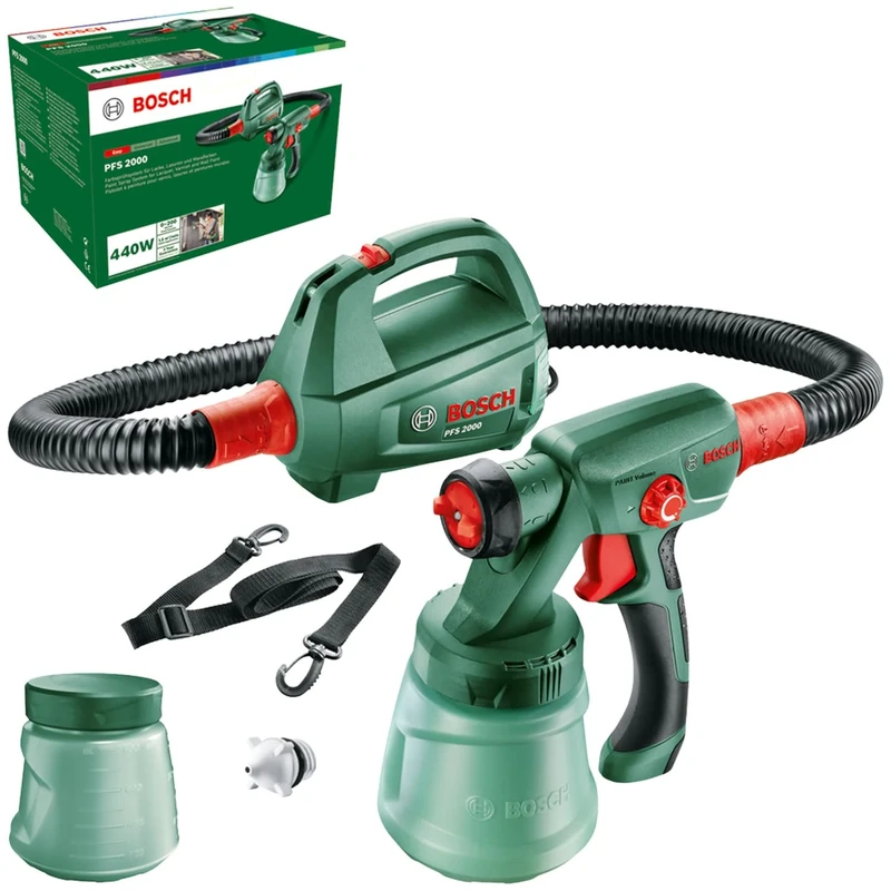Bosch Home and Garden Electric paint spray system PFS 2000 (440 watts, in box)