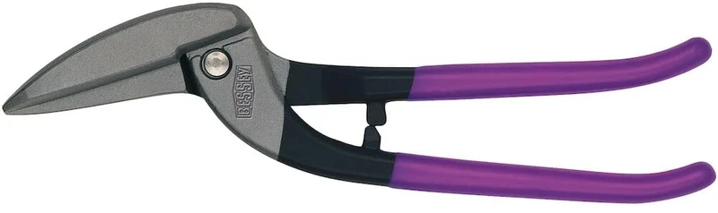 Bessey D418-350 Stainless Steel HSS Pelican Snips, Purple/Grey
