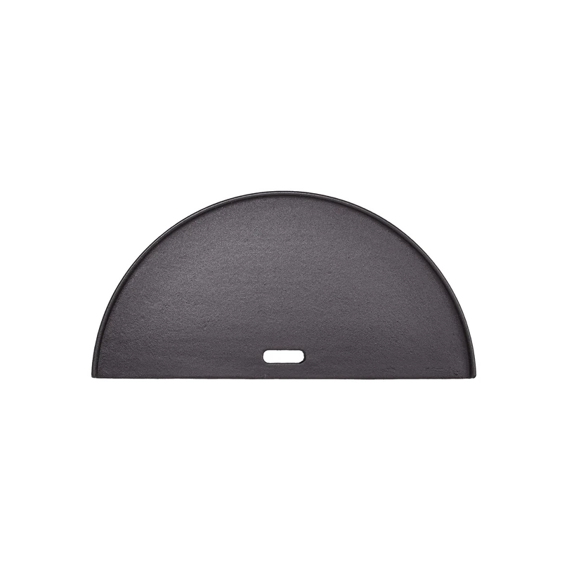 Kamado Joe KJ-HCIGRIDDLE Classic Joe - Half Moon Cast Iron Reversible Griddle Grill Accessory, Black