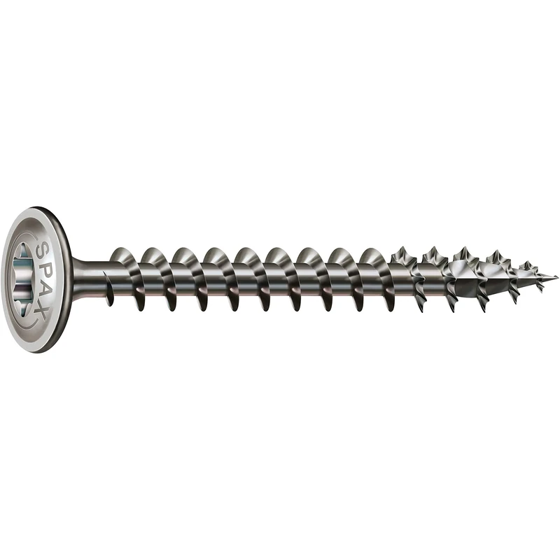 Spax Woodworking Screws, Stainless Steel, 257000600605