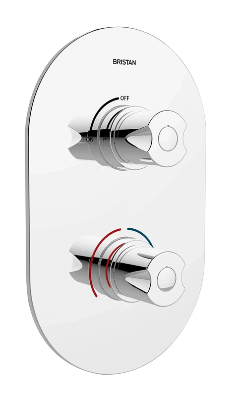 Bristan AR3 SHCVO C Artisan Recessed Thermostatic Dual Control Shower Valve - Chrome