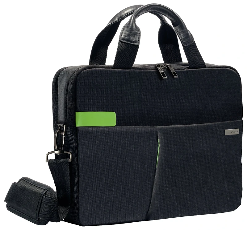Leitz 60390095 13.3 Inch Light-Weight Laptop Bag Smart Traveller Range, Black