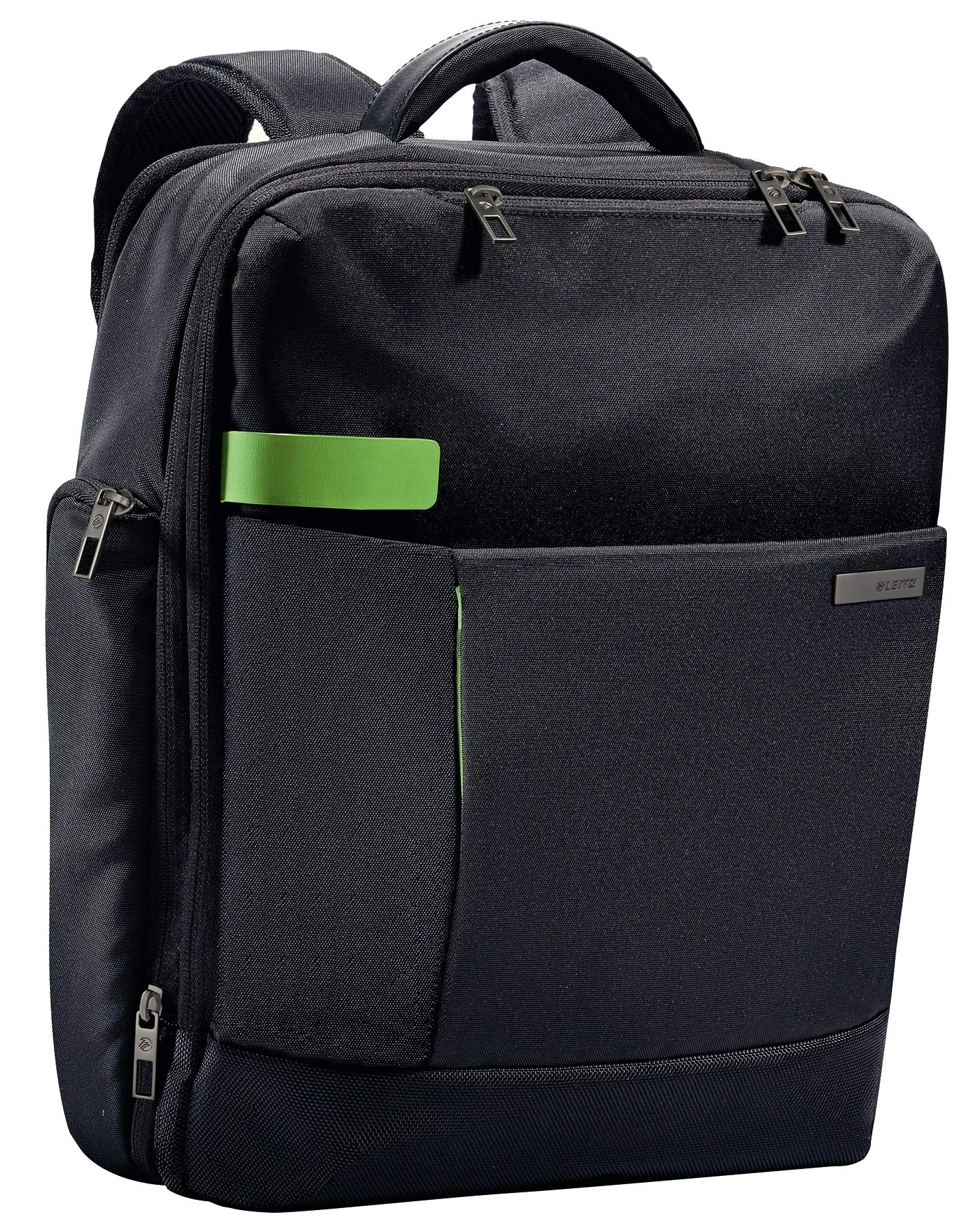 Leitz 15.6 Inch Light-Weight Expandable Laptop Backpack Smart Traveller Range, Black