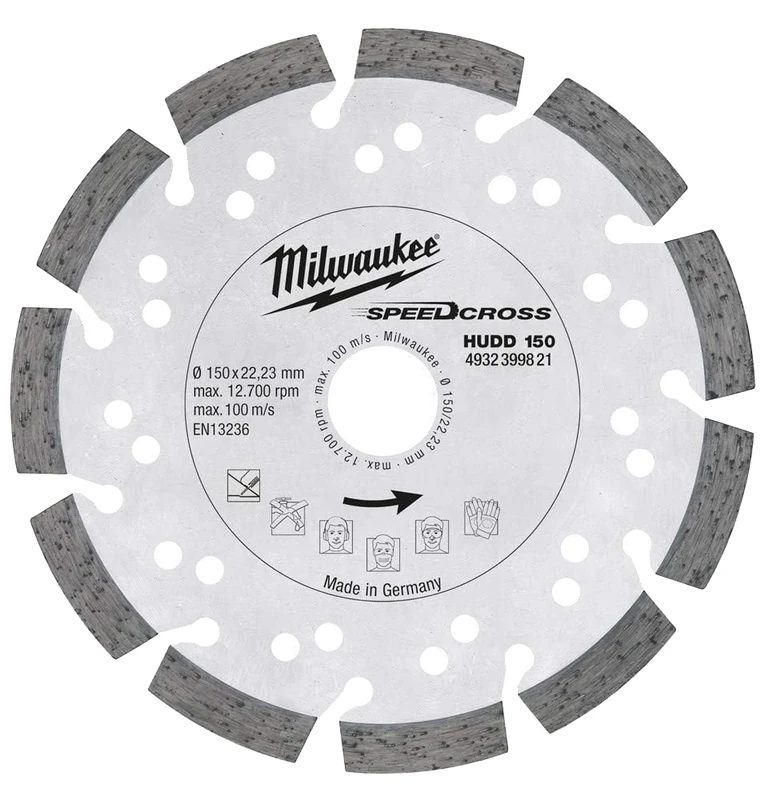 Milwaukee SPEEDCROSS HUDD 150 Diamond Blade 150 x22,23mm