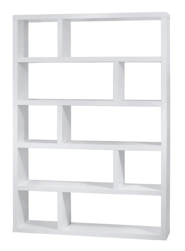 Symbiosis TemaHome Dublin High Shelving Unit, Wood, White, 120 x 29 x 173 cm