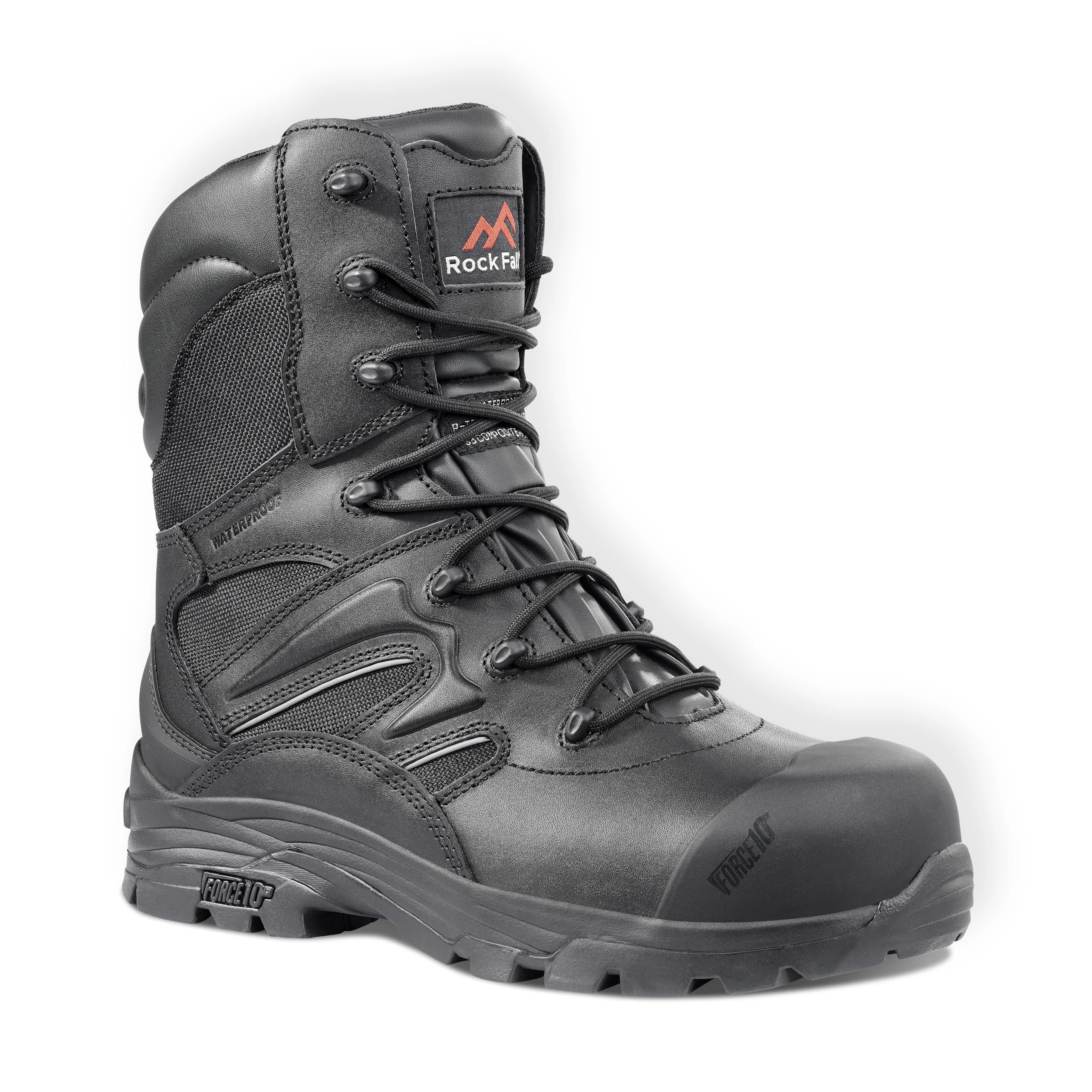 Rock Fall Men's Titanium Safety Boot, Black, 10 UK