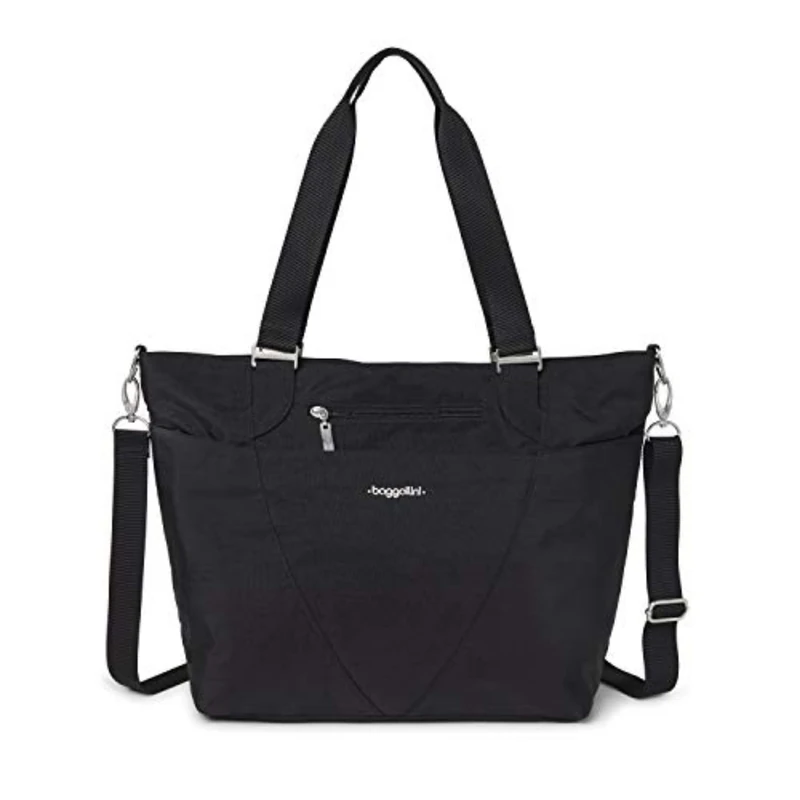 Baggallini Avenue Tote Top Handle Bag, Black, One Size