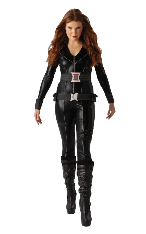 Rubies Official Ladies Marvel Black Widow Adult Costume - Small Halloween