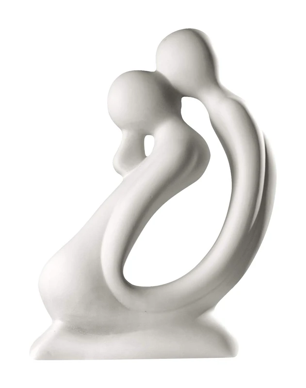 GILDE Sculpture Sculpture, Ceramic, White, Höhe 42 cm