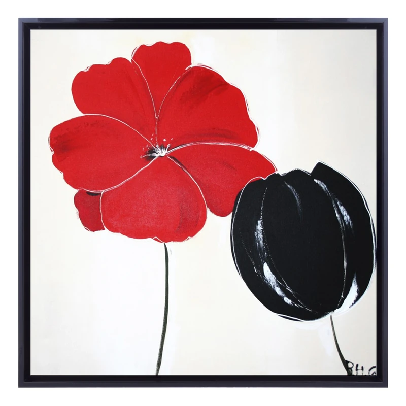 Bildershop 24 9005 Oil Painting 60 x 60 cm Multi-Coloured - Image 1