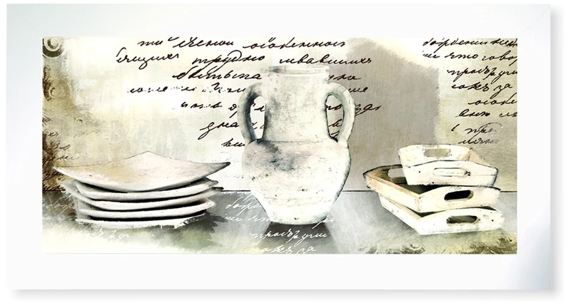 Bildershop 24 337024 Wall Picture 33 x 70 cm White - Image 1