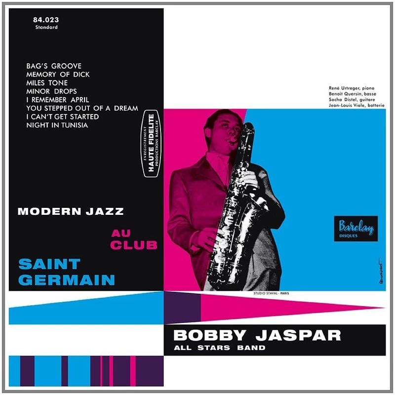 B.Jaspar:Modern Jazz Au Club Saint...... [VINYL]