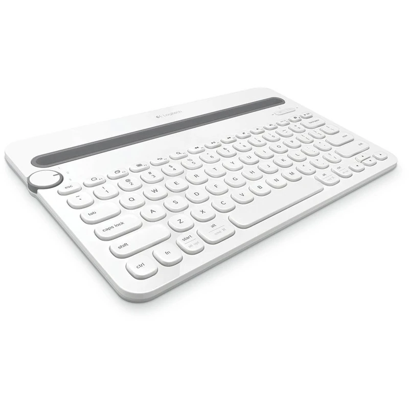 Logitech K480 Wireless Multi-Device Keyboard for Windows, QWERTZ German Layout - White - Image 1