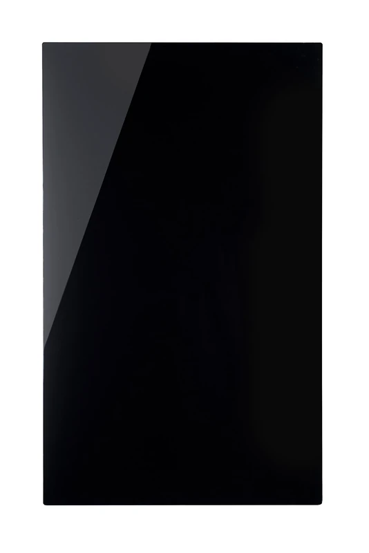 Bi-Office Black Glass Memo Tile Board 78x48cm