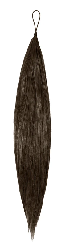 Thermofibre Hair Addition Silky Straight 24" Colour HA4 - Chestnut Brown (Versatile Ponytail and Braid Hair Switch)
