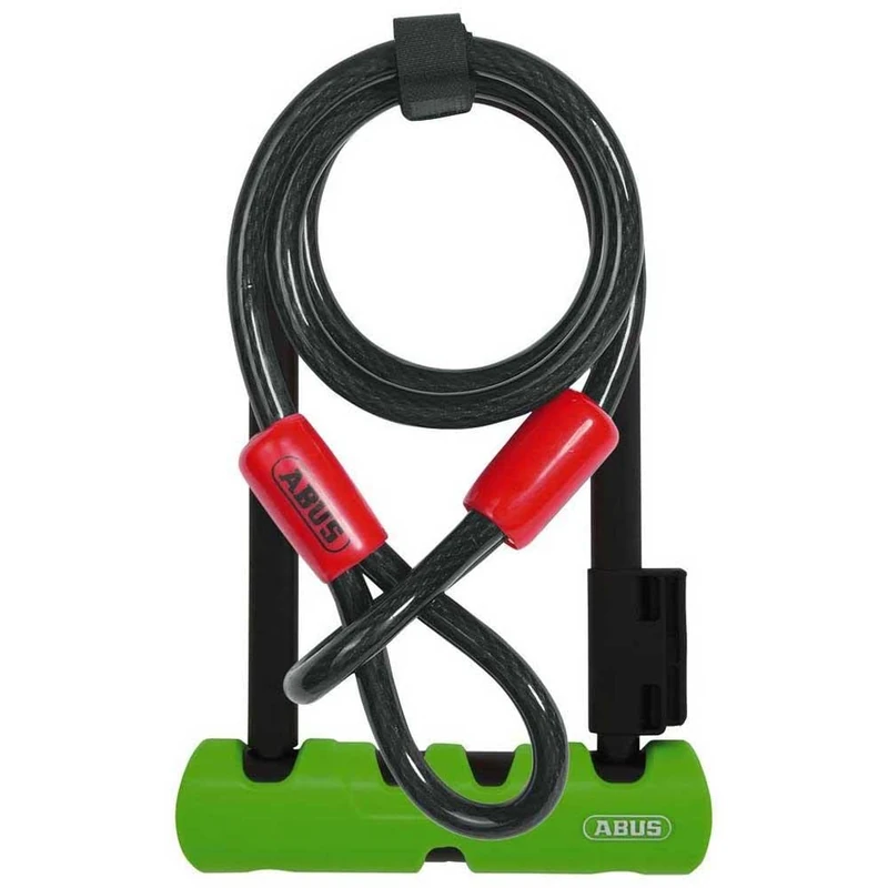 ABUS Ultra 410 U-lock + SH34 bracket + Cobra 10/120 security cable - Bicycle lock with round shackle - security level 8