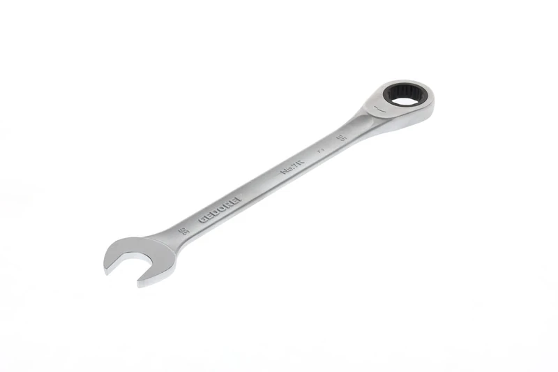 GEDORE Open-ended spanner with ring ratchet, AF 36 mm, Flat, Bi-hex, UD profile, Spanner, 7 R 36