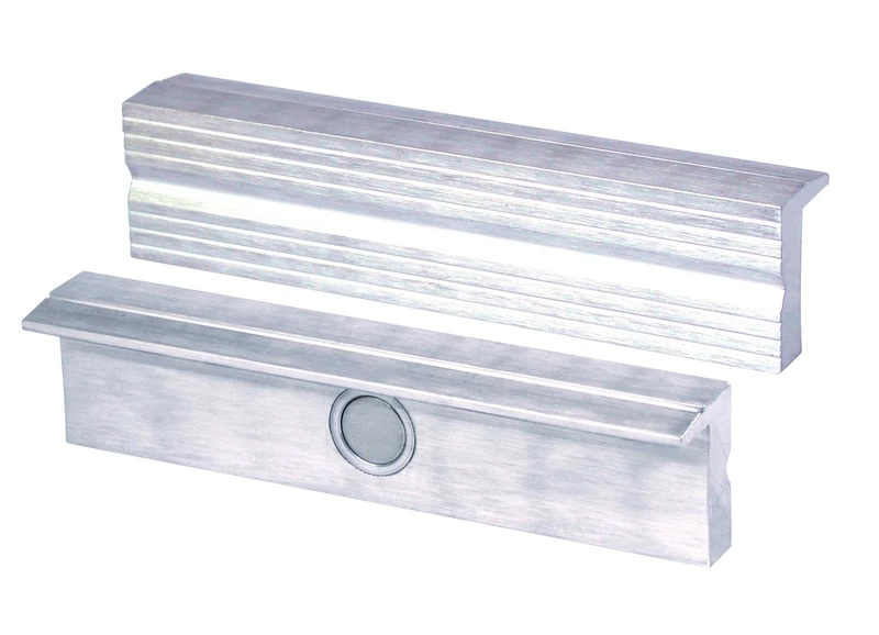 Vice Jaws/Protective Jaws Right-Angled, Plane-Parallel, Integrated Special Magnets, Suitable for vice, 4665287