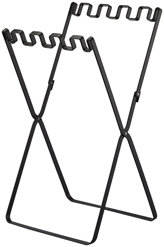 Yamazaki 7909 TOWER Garbage & Grocery Bag Holder, white, Steel, Minimalist, 33 x 31 x 60 cm