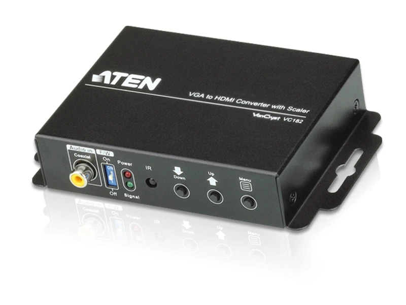 ATEN VGA/Audio to HDMI Converter with Scaler VC182 (up to 1080p, 1920 x 1200, 3D Deinterlacing) No software required - Image 1